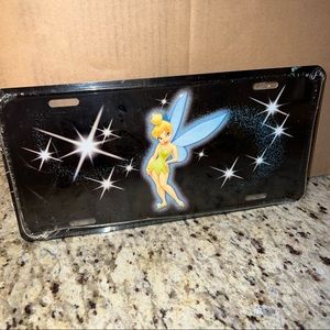 •Sealed• Disney Tinkerbell Metal License Plate